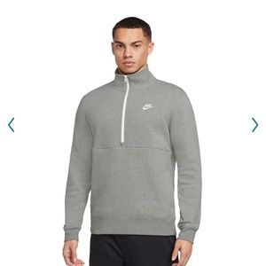 BRAND NEW Nike Club Quarter Zip Pullover